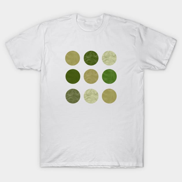 Sage Green Pack Sticker T-Shirt by heyvisuals